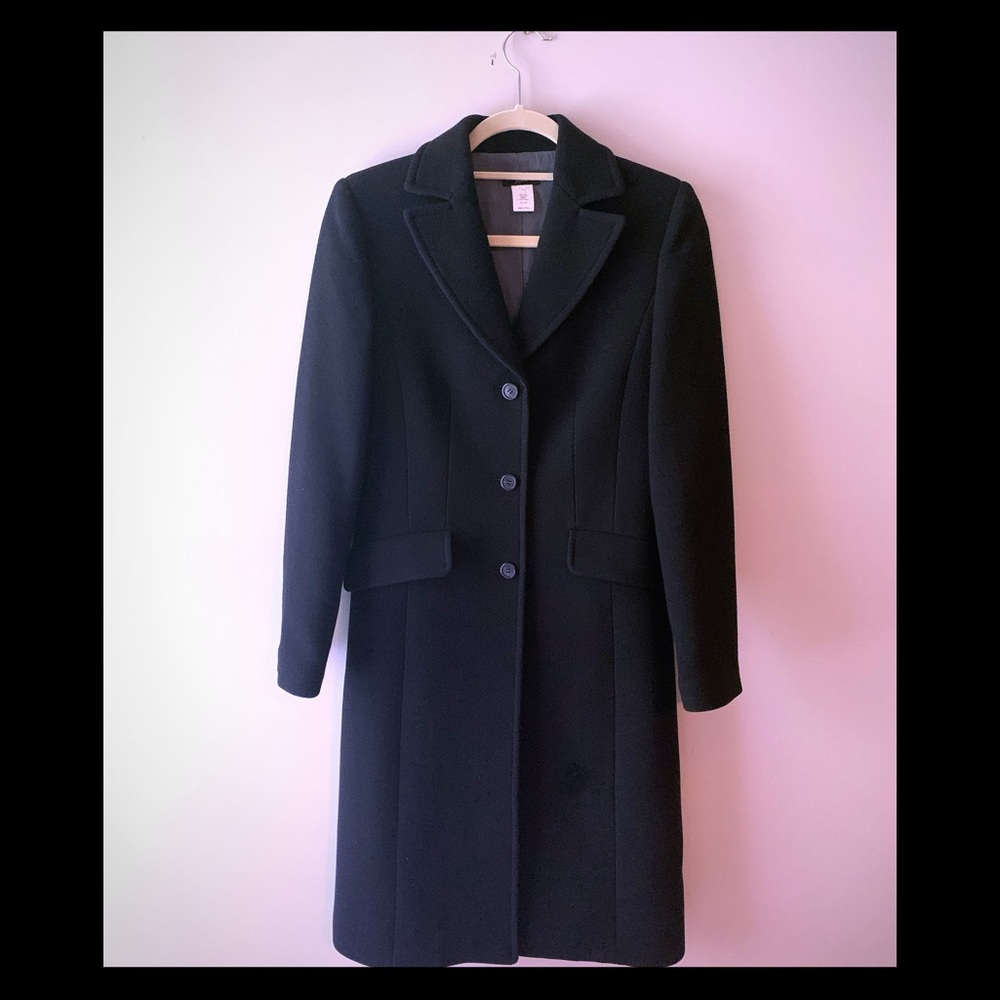 VINTAGE J.CREW Trench Wool Coat